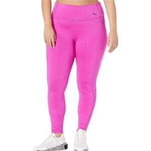 Puma High Waist 7/8 Hot Pink Magenta Active‎ Athletic Yoga Leggings Plus Size 3X